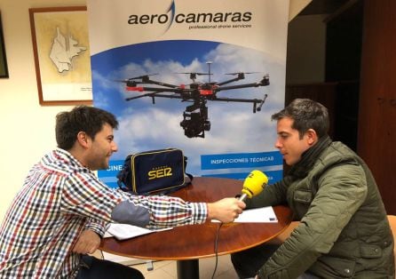 Visita a la sede de Aerocámaras en Lalín