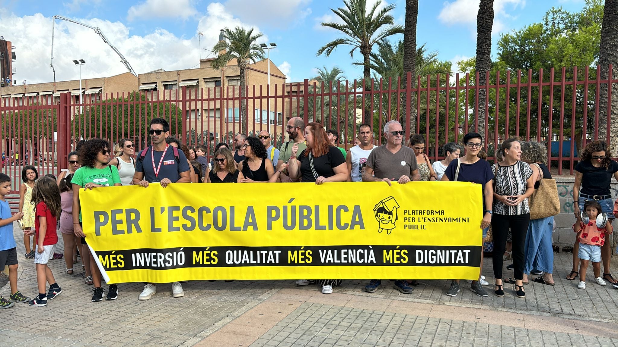 Protesta en el Miguel de Cervantes