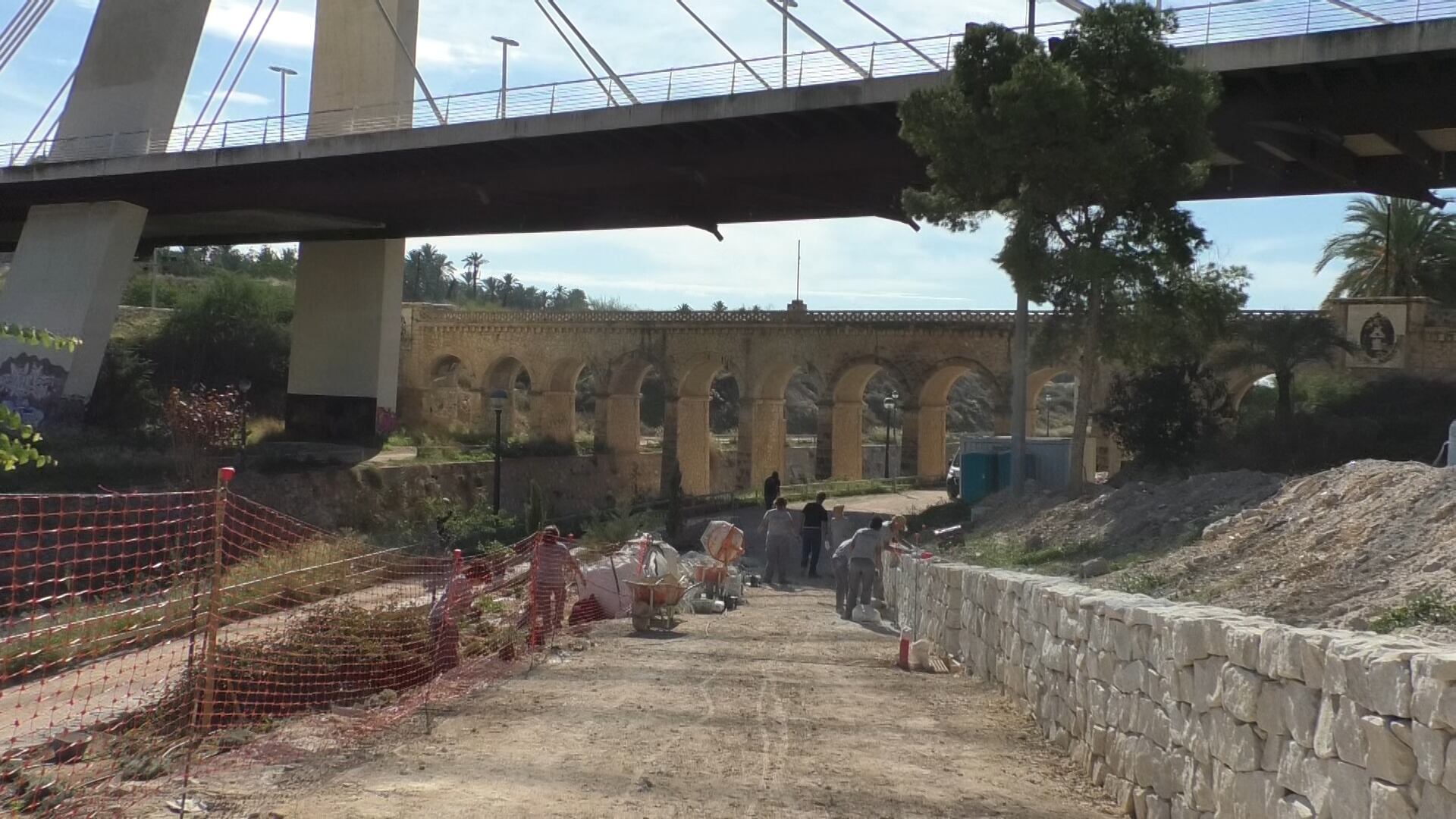 Obras en el río Vinalopó