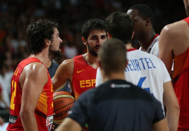 DVD 688 Madrid 10/09/2014 Foto.Alejandro Ruesga, Mundial de baloncesto Espa–a-Francia, llul