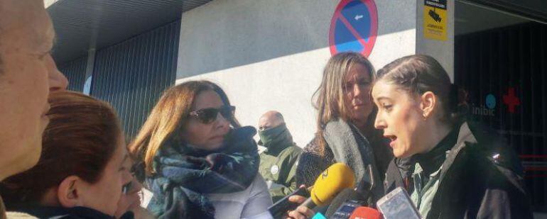 Eva Solla frente al CHUAC