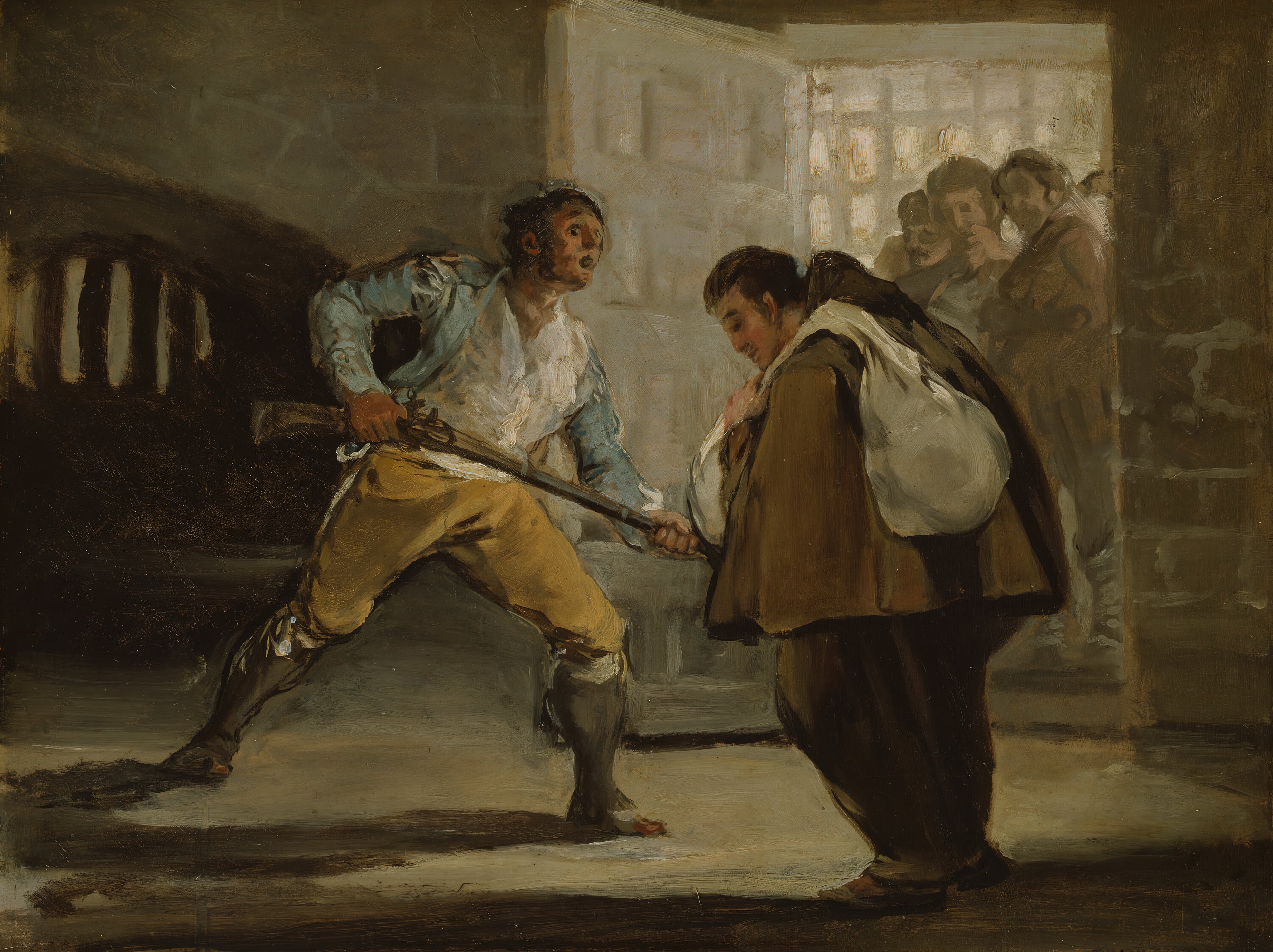 Una de las tablas de Francisco de Goya, en donde reflejó el apresamiento de Pedro Piñero