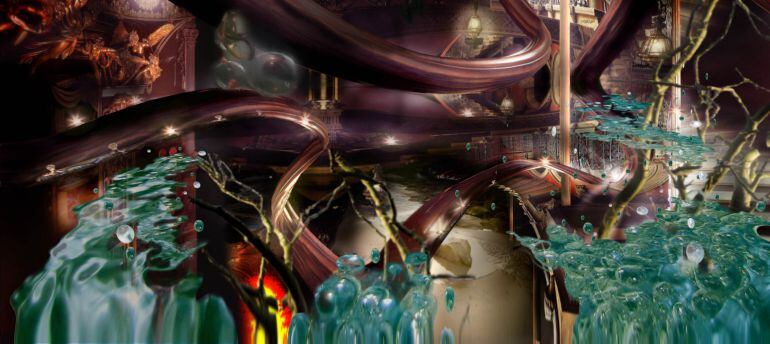 'La cinta de Moebius', una de las obras de Alejandro Garmendia.