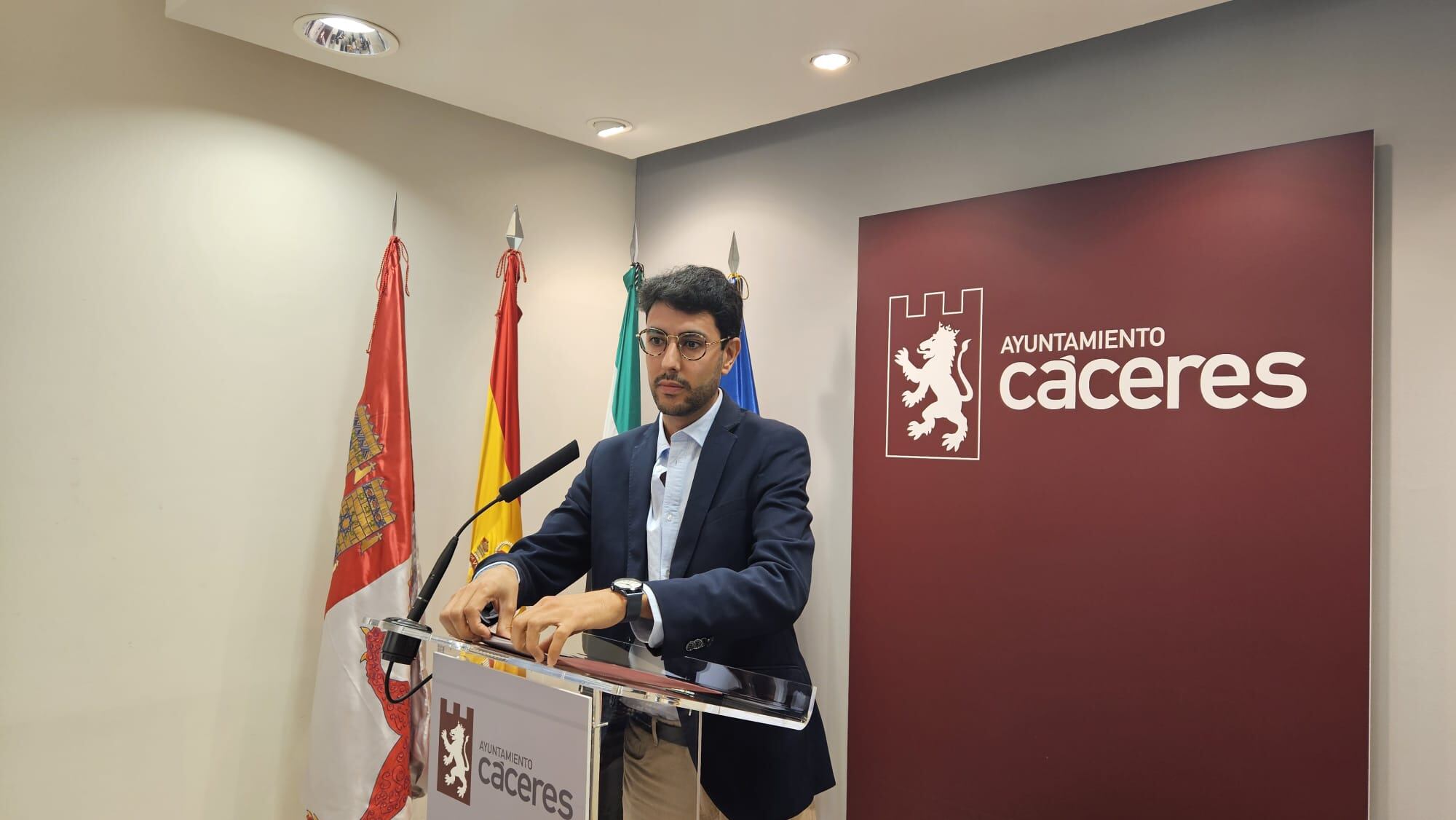 Ángel Orgaz, portavoz del Gobierno local de Cáceres