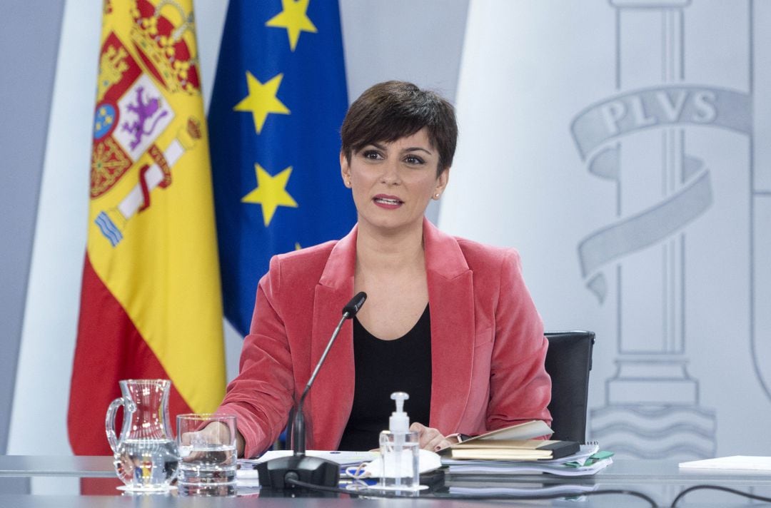 La ministra Portavoz, Isabel Rodríguez.