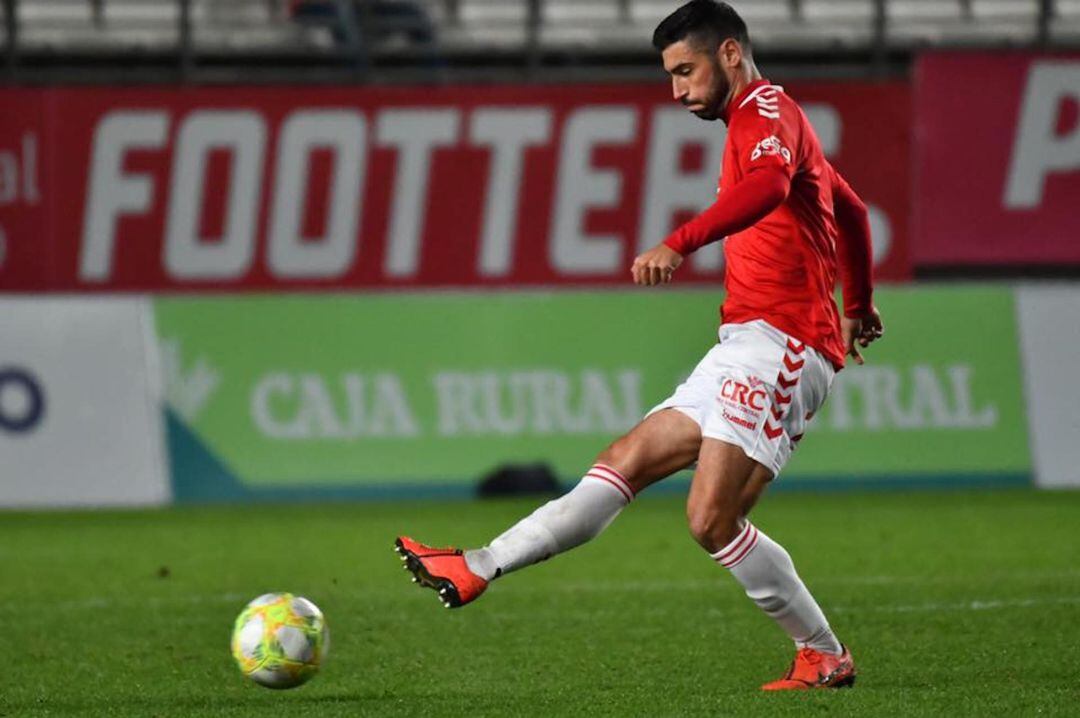 Antonio López en un encuentro con el Real Murcia