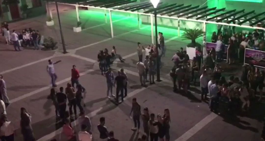 Zona de ocio en el centro de Algeciras