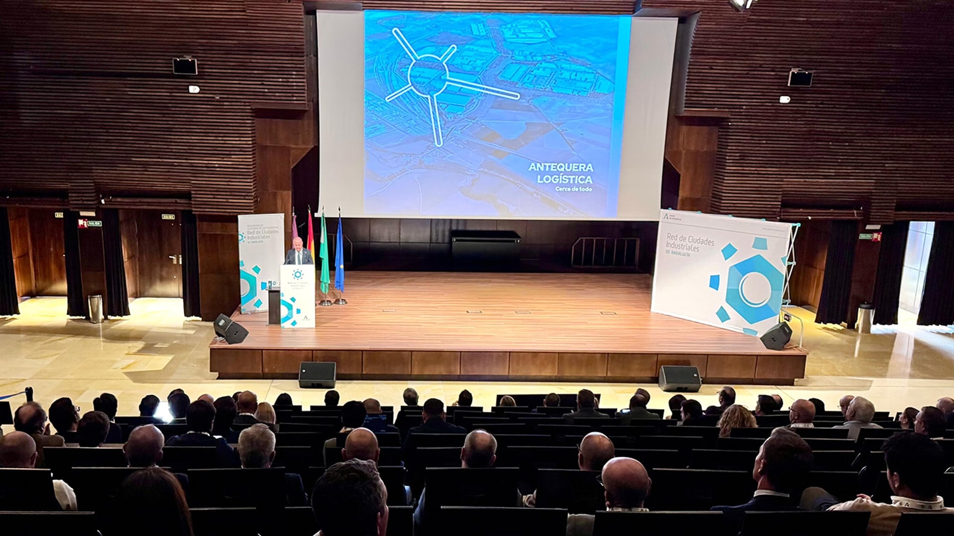 Presentación de Antequera en el III Encuentro de la Red de Ciudades Industriales de Andalucía