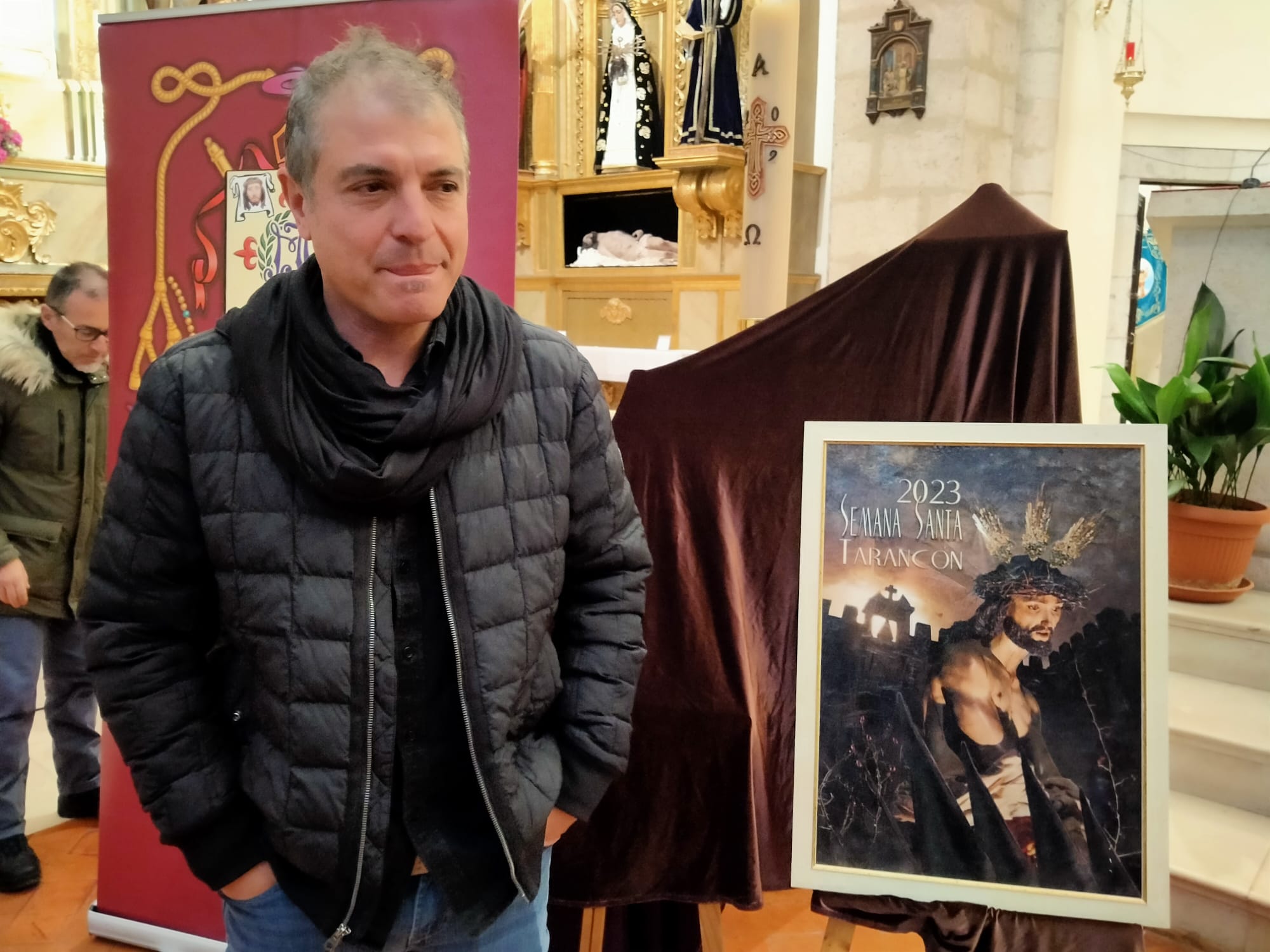 José Ramón Luna vencedor del concurso de cartes de Semana Santa de Tarancón (Cuenca)