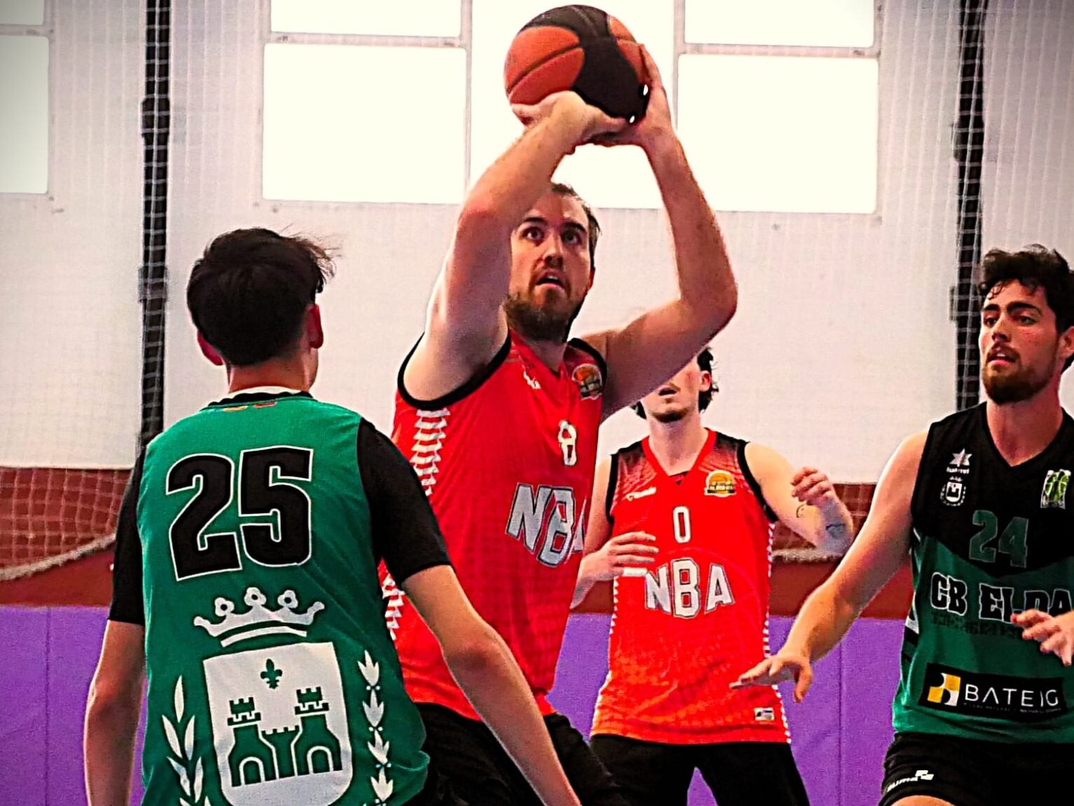 El C. B. Elda - Bateig Piedra Natural no pudo eliminar al N. B. Alboraya