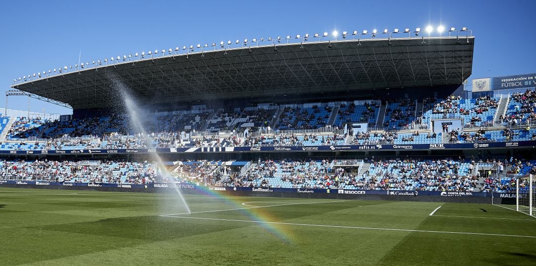 Imagen del estadio de La Rosaleda de Málaga