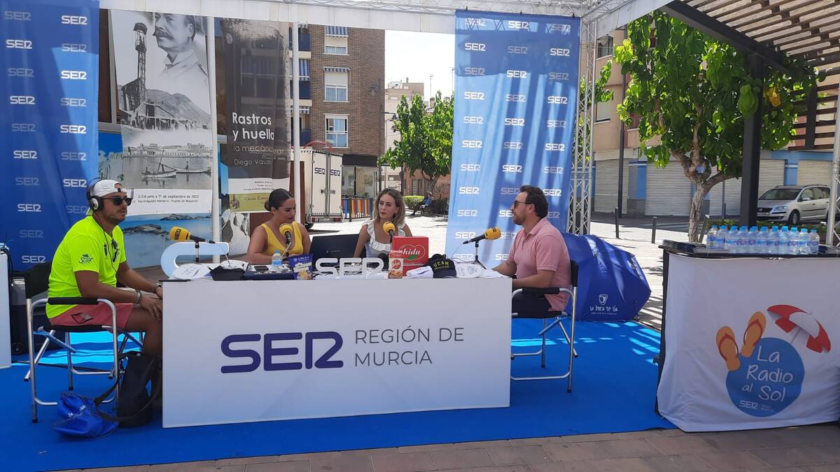 La Radio al Sol desde el Puerto de Mazarrón (Plaza Toneleros)