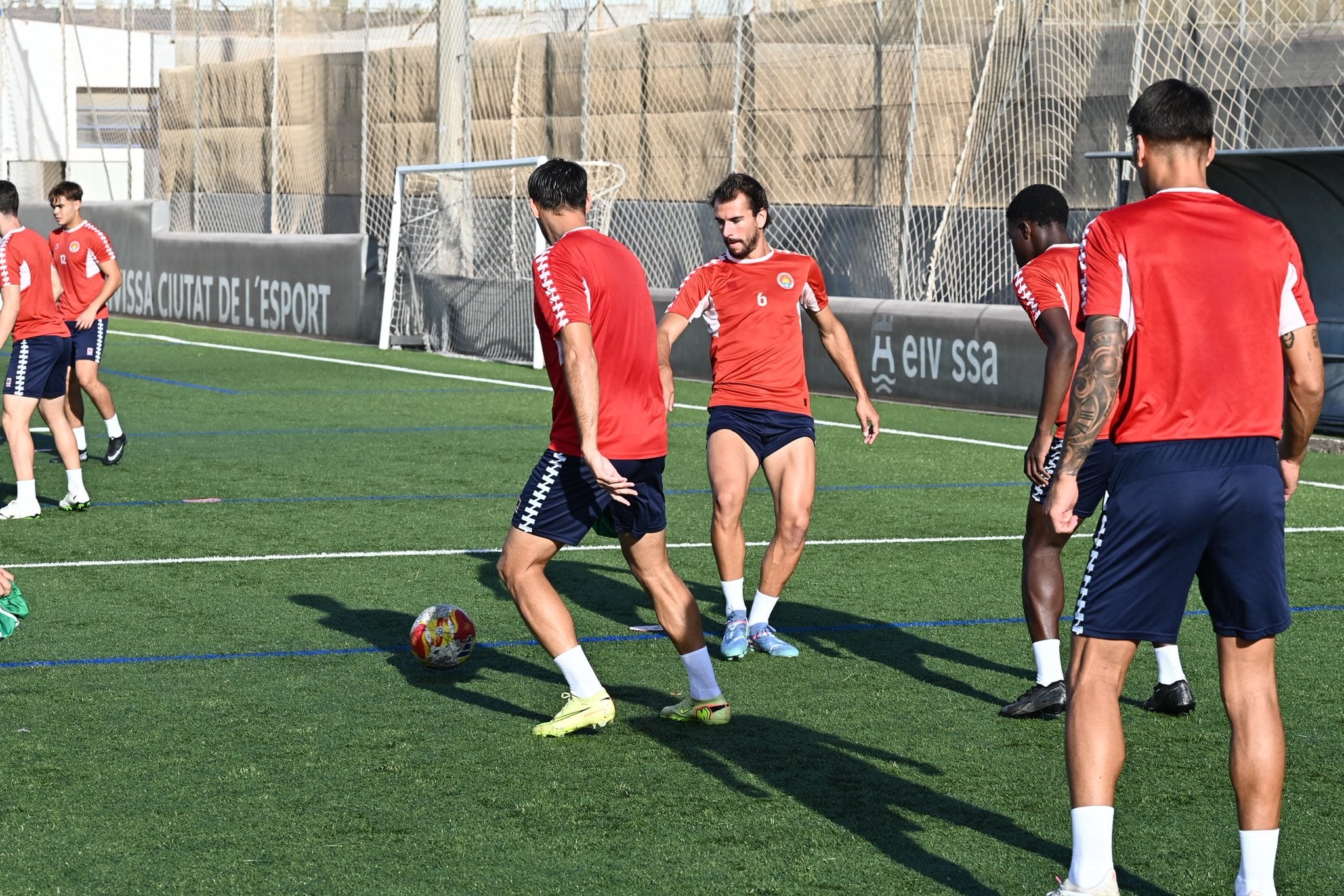 Entrenamiento de la SD Ibiza esta semana