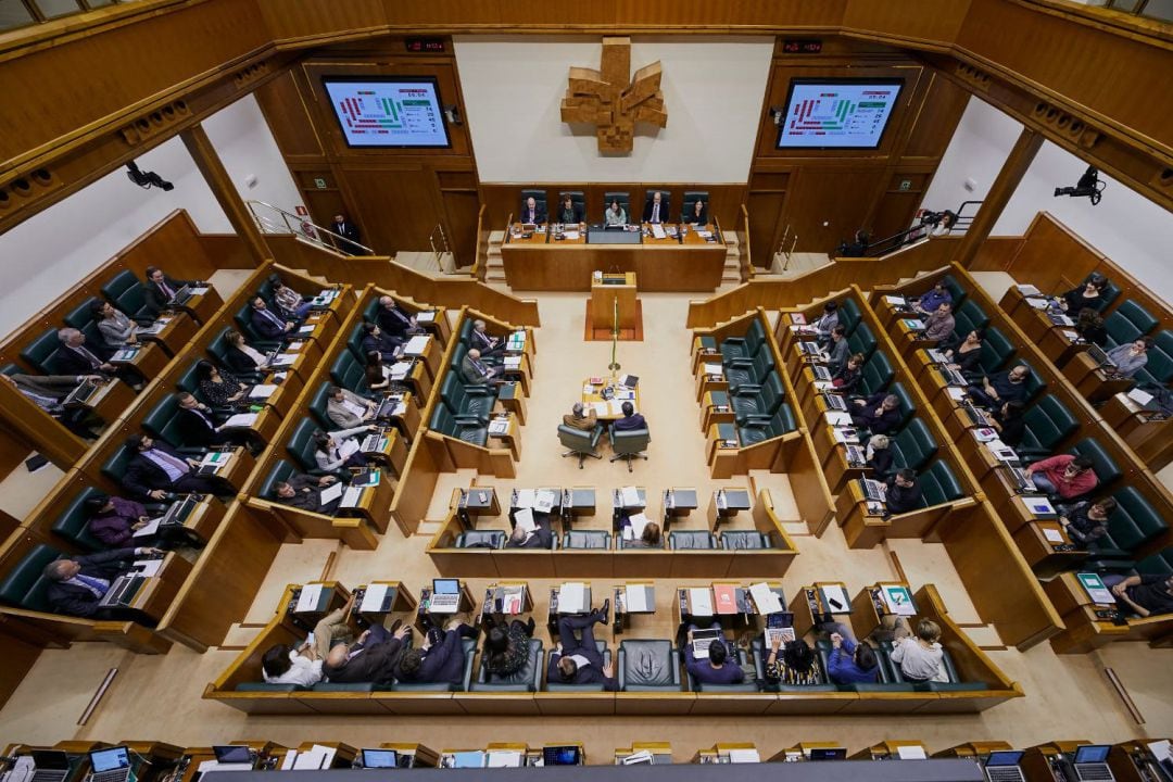 Pleno en el Parlamento Vasco