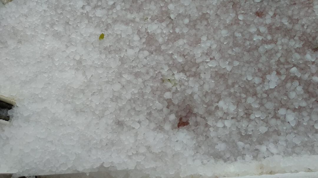 Granizo en Cabra.
