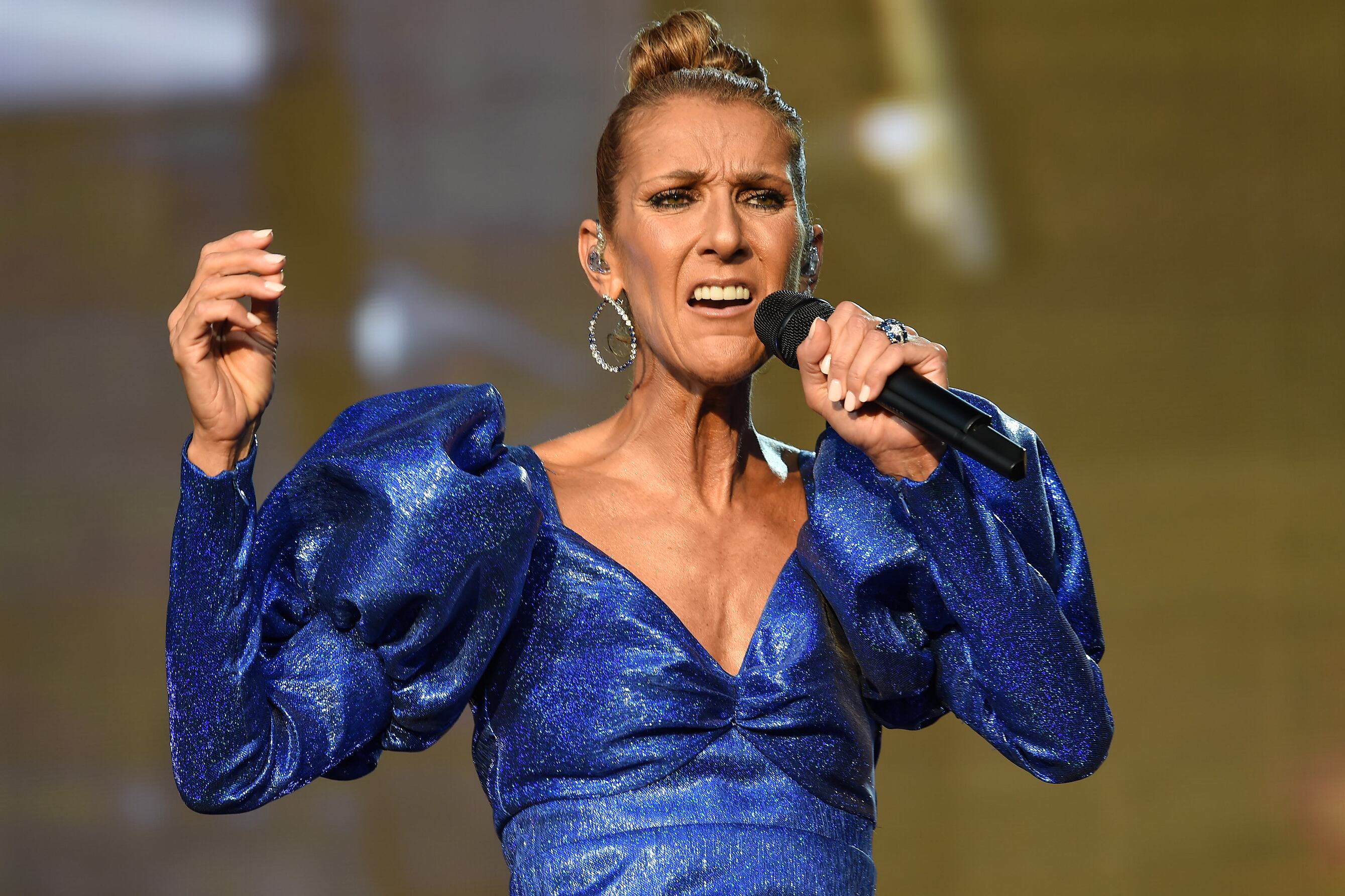 Celine Dion, en una actuación en 2019