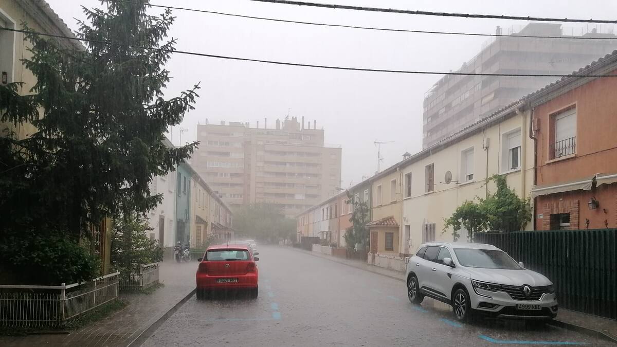 Las lluvias dejan 16,6 mm/h de precipitación acumulada en Huesca y más de 23 en La Ribagorza