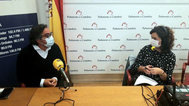 Luis Ceballos junto a María Gutiérrez.