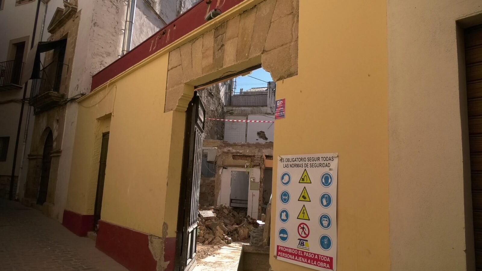 Obras en el Teatro Ideal Cinema de Úbeda