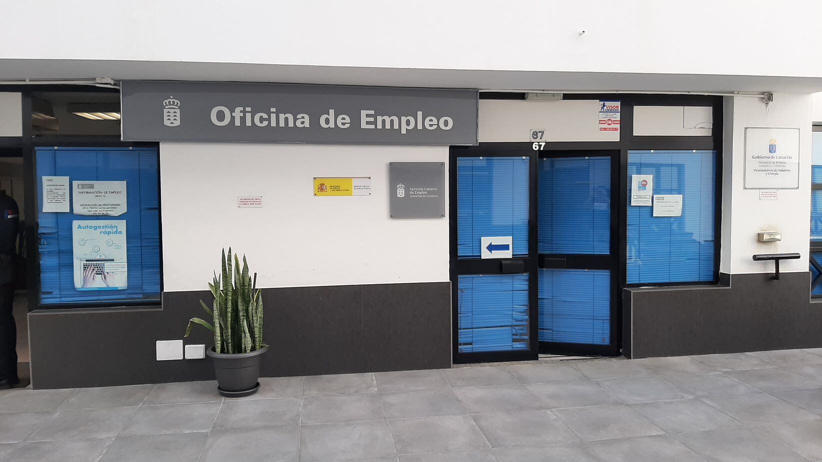 Oficina de Empleo en Arrecife, Lanzarote.