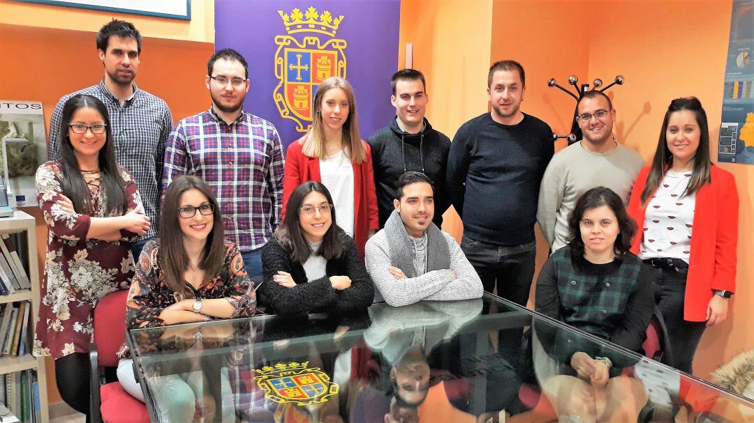 Jóvenes que se benefician de la iniciativa