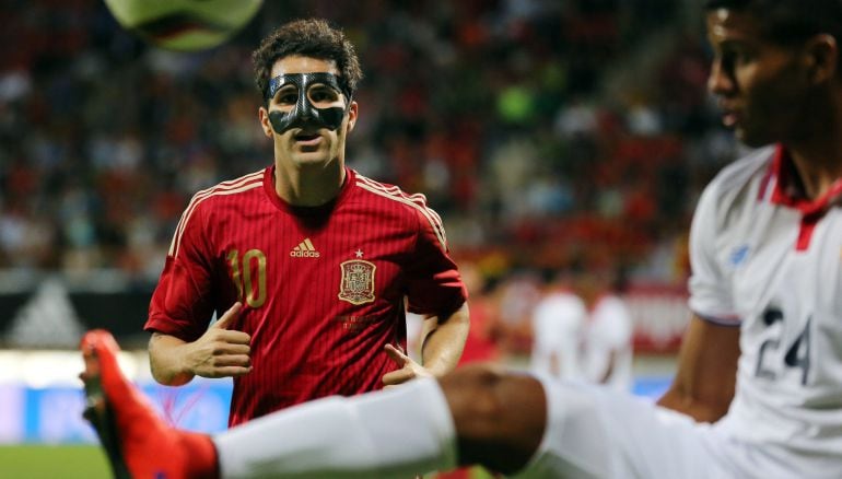 Cesc Fábregas, en el partido de España ante Costa Rica