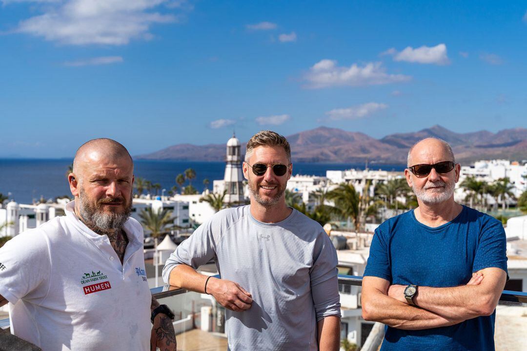 Tres de los participantes en 'The Atlantic Dash'