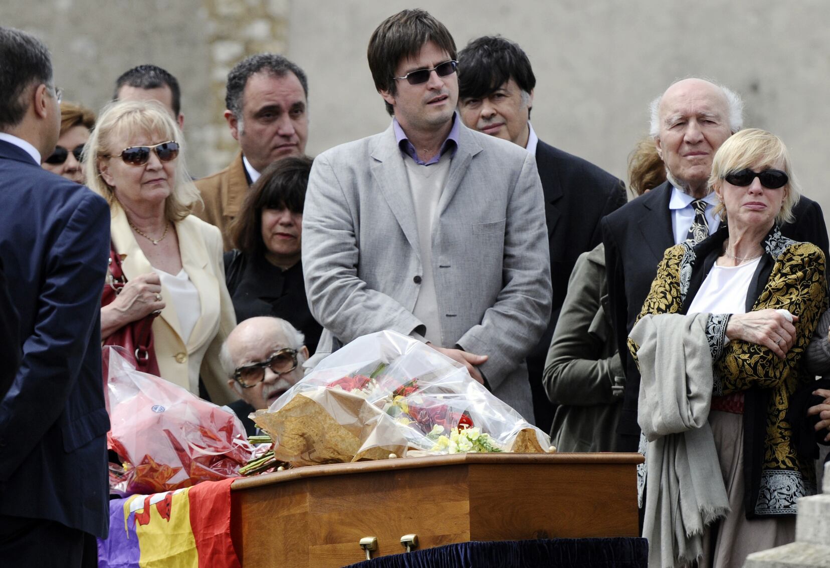 Imagen del entierro de Semprún