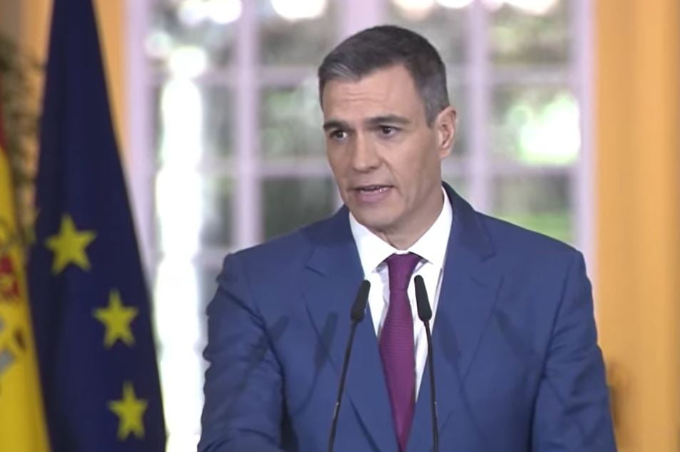 El presidente del Gobierno, Pedro Sánchez, en la Moncloa.