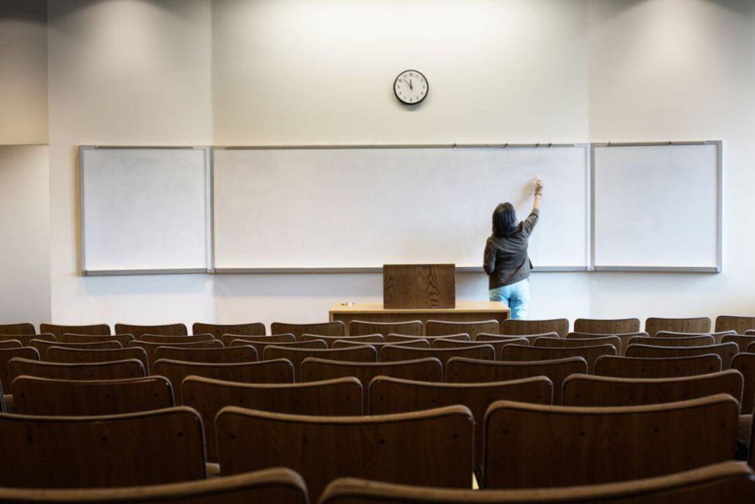 Un aula vacía