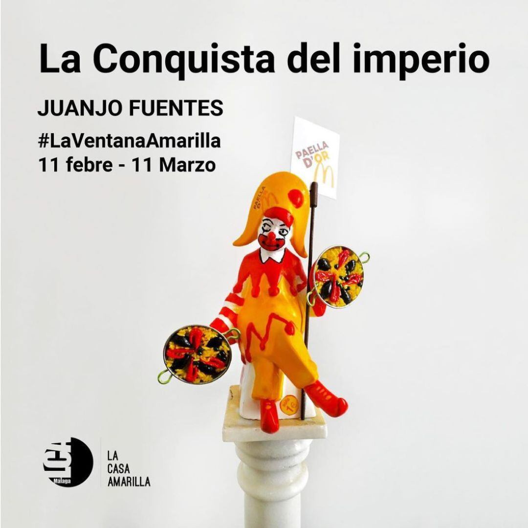 Cartel de la exposición de Juanjo Fuentes