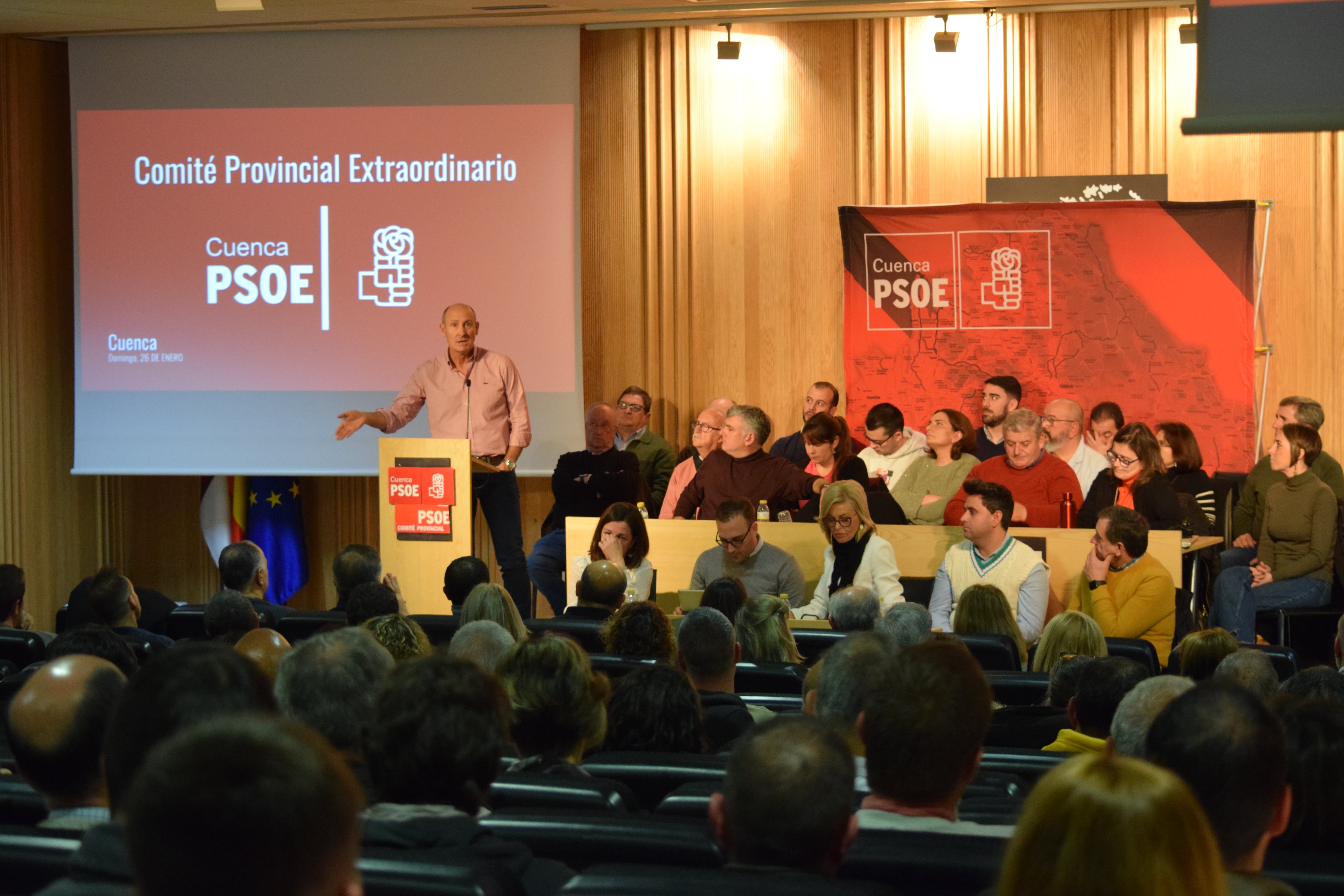 Comité extraordinario del PSOE de Cuenca en el que se ha definido la celebración del congreso provincial.