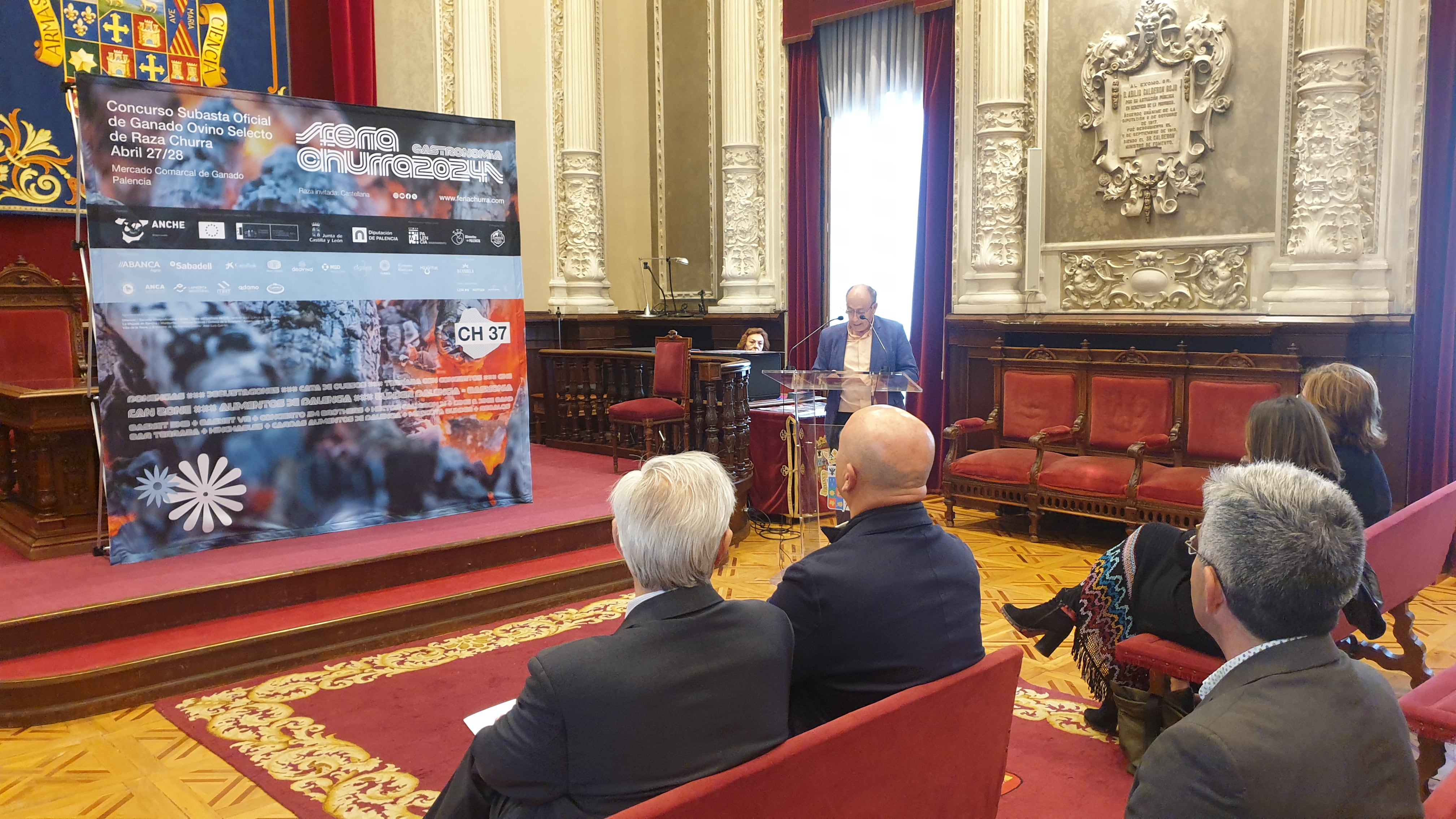 Manuel Paramio, presidente de Anche, durante la presentación de la 37º Feria Churra