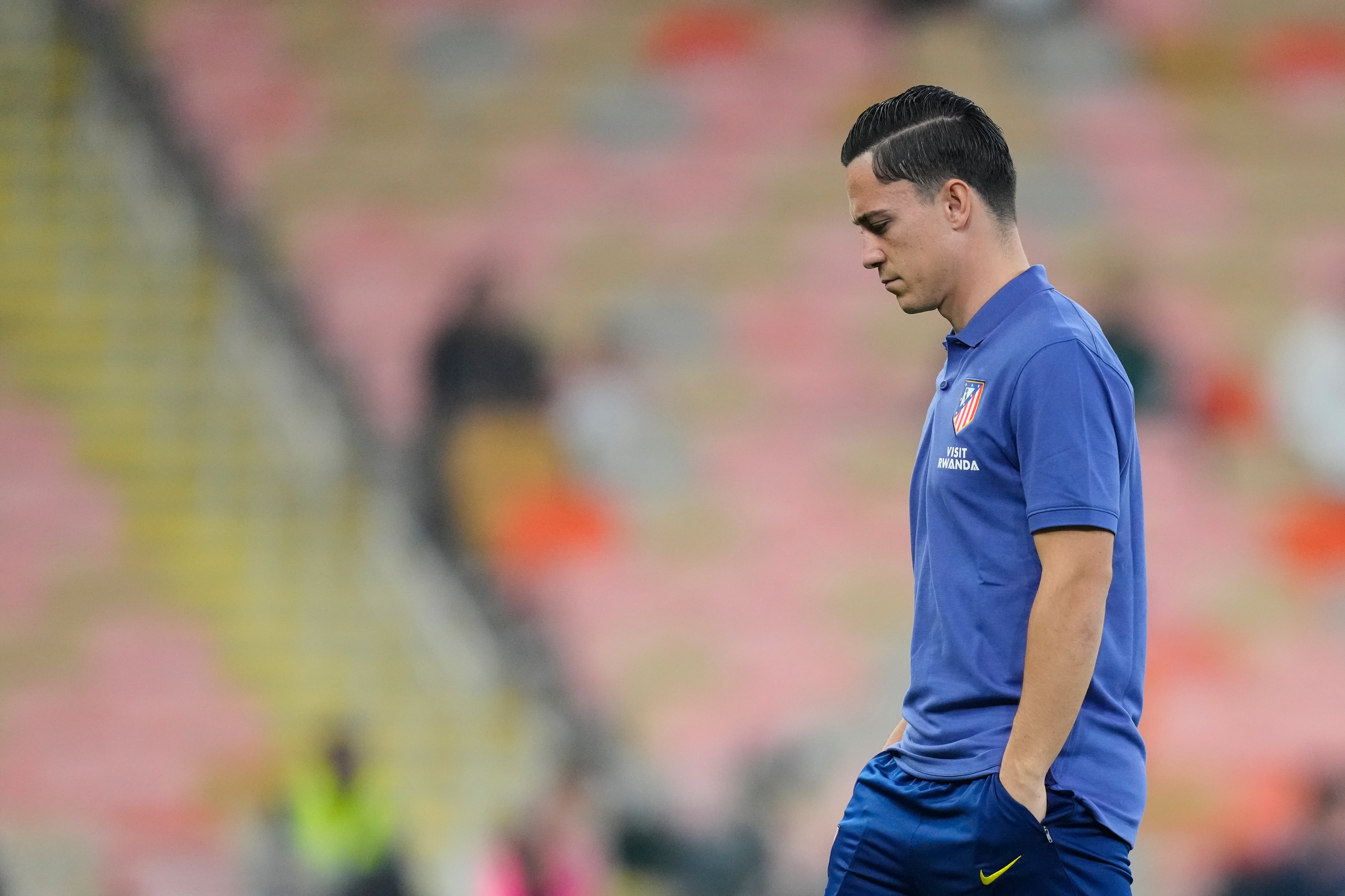 Giacomo Raspadori, durante la Supercopa. (Jose Breton/Pics Action/NurPhoto via Getty Images)