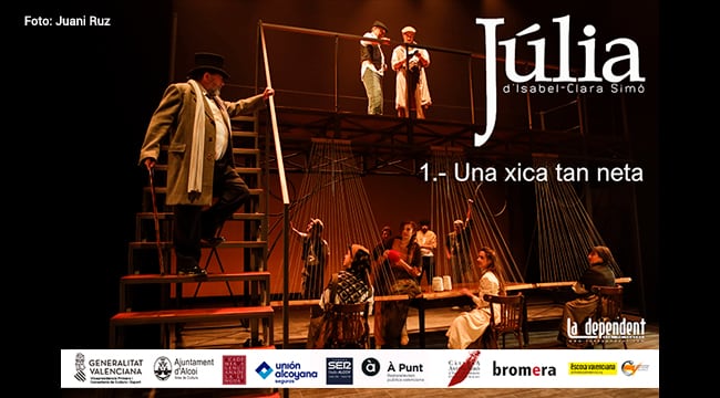 Primer capítol de &#039;Júlia&#039; amb els patrocinadors que han fet possible l&#039;emissió i la producció