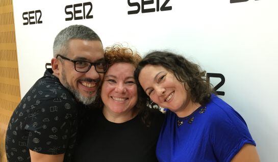 Paco Sánchez, Fuensi José Imbernón y Maica Sánchez.