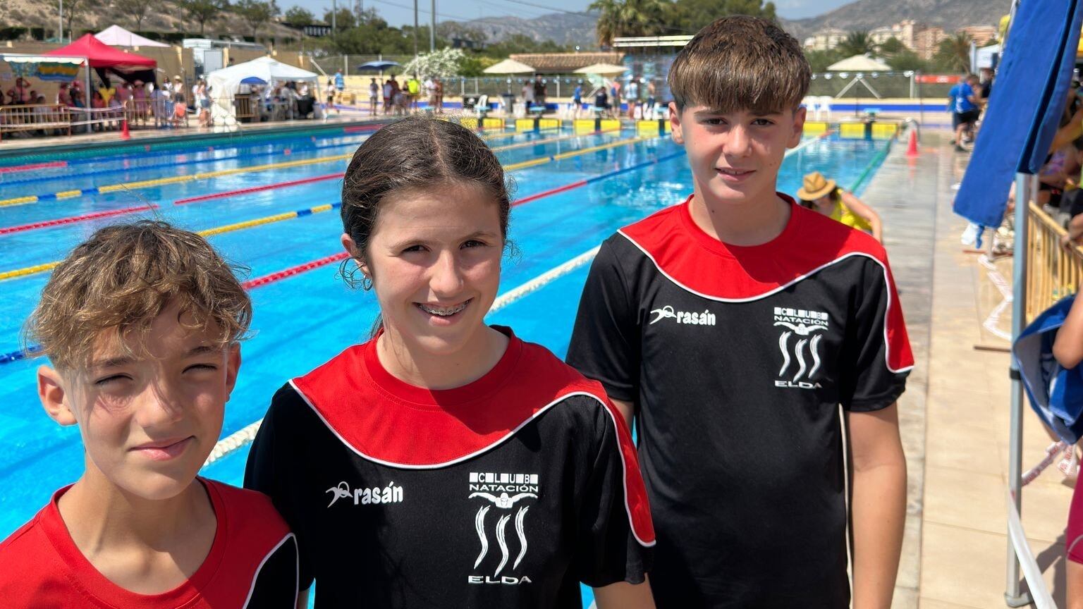 Brillante actuación de los tres nadadores del C. N. Elda en el Autonómico alevín