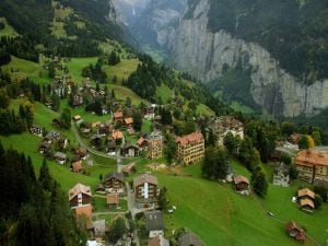 Uno de los pueblos de Suiza que conforman parte de su calidad de vida