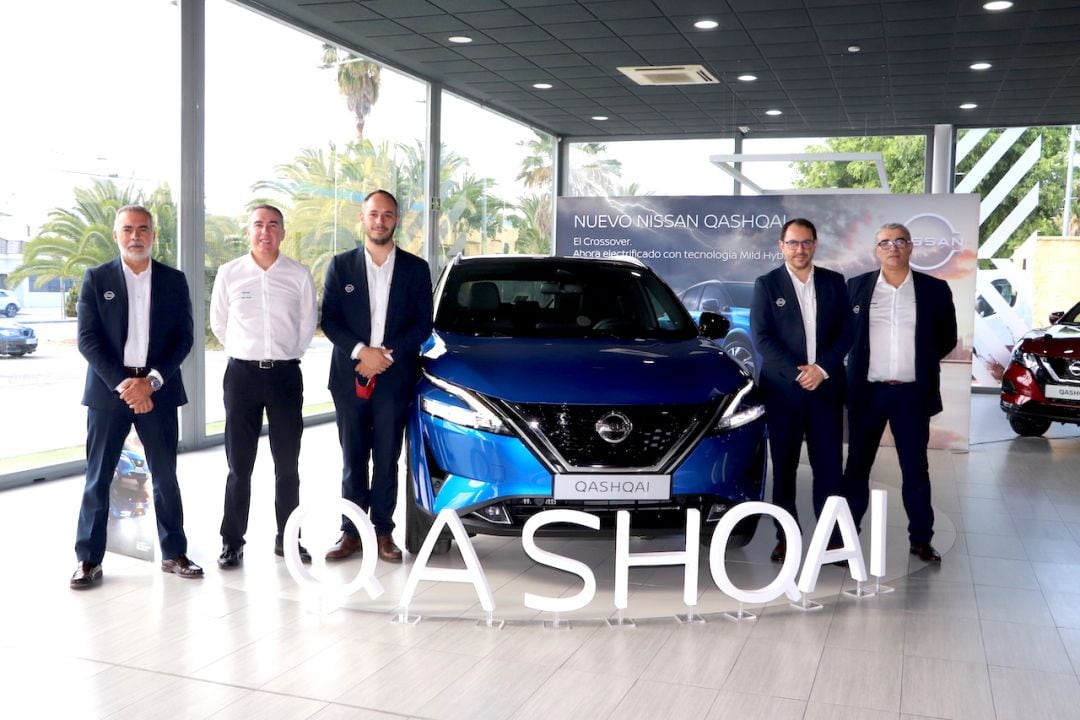 El equipo de Loreto Motor durante la presentación del nuevo Qashqai