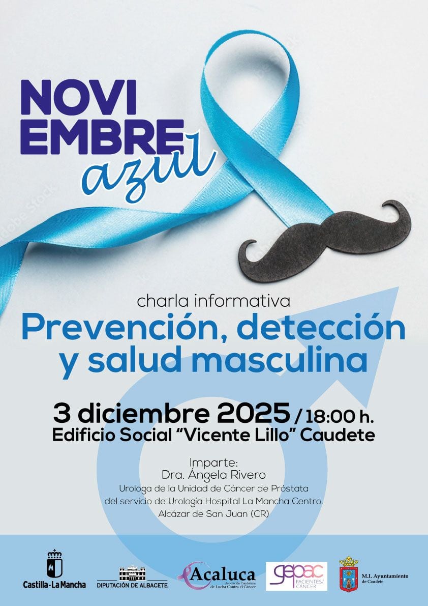 Cartel que anuncia la charla