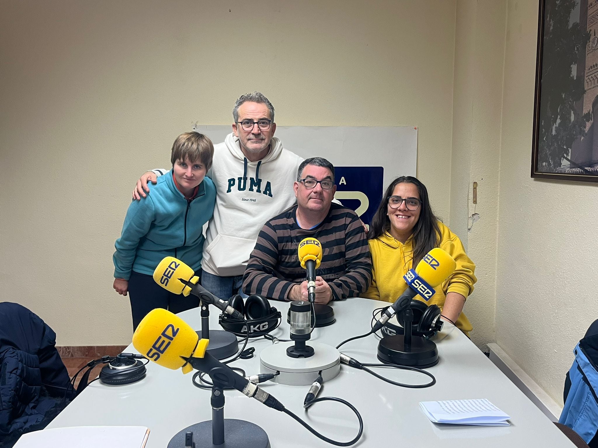 Desde Adisciv, Jesús, Silvia, MariLuz y Ramón
