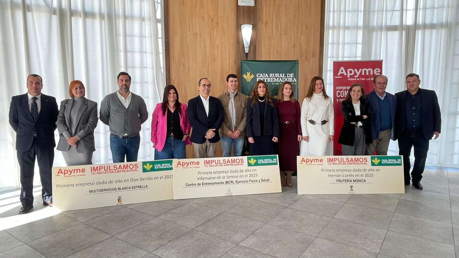 APYME Vegas Altas-La Serena premia a los primeros emprendedores de 2025