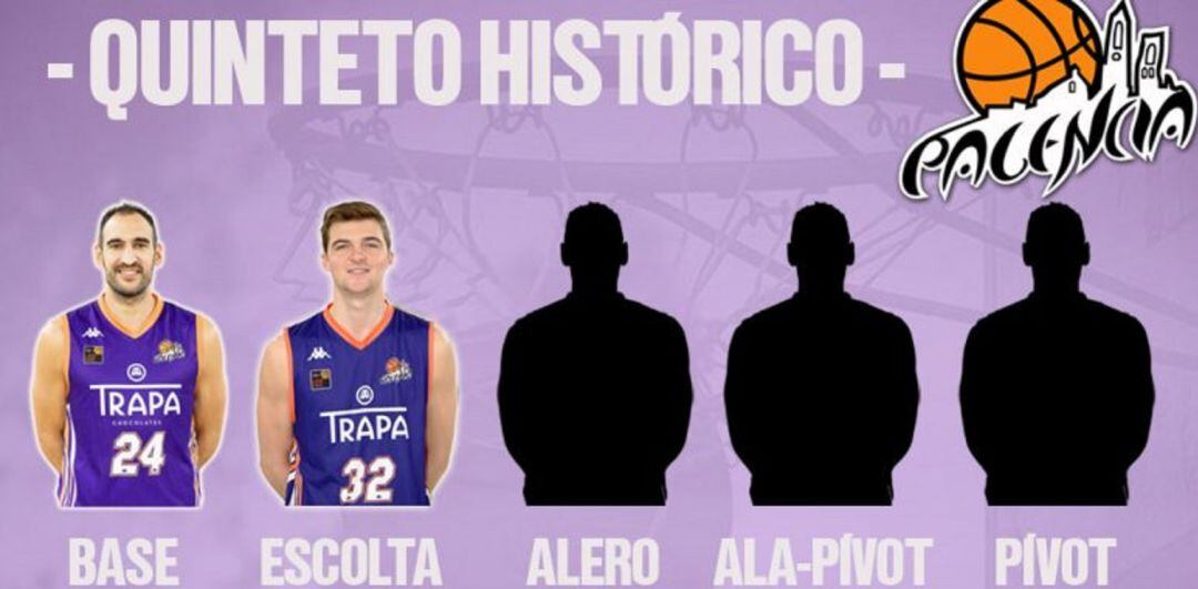 El Palencia Baloncesto elige su quinteto histórico