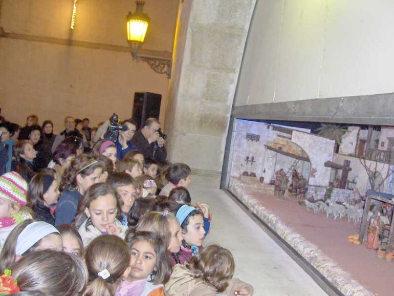 Inauguración del belén municipal