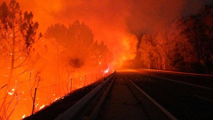 Riesgo extremo de incendios