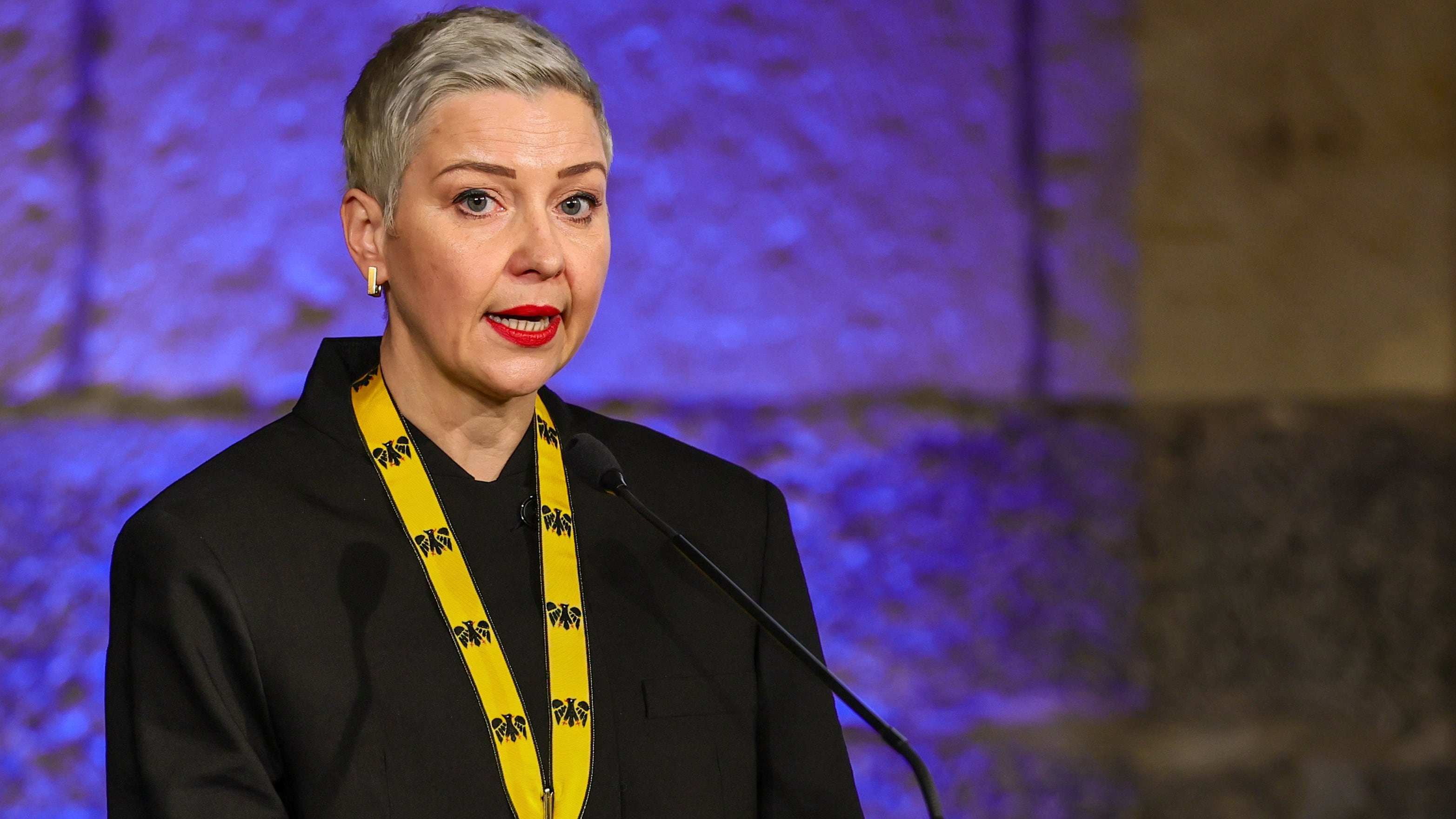 La activista Maria Kalesnikava, liberada de las cárceles del régimen de Lukashenko de Bielorrusia tras el acuerdo al que han llegado con Estados Unidos.