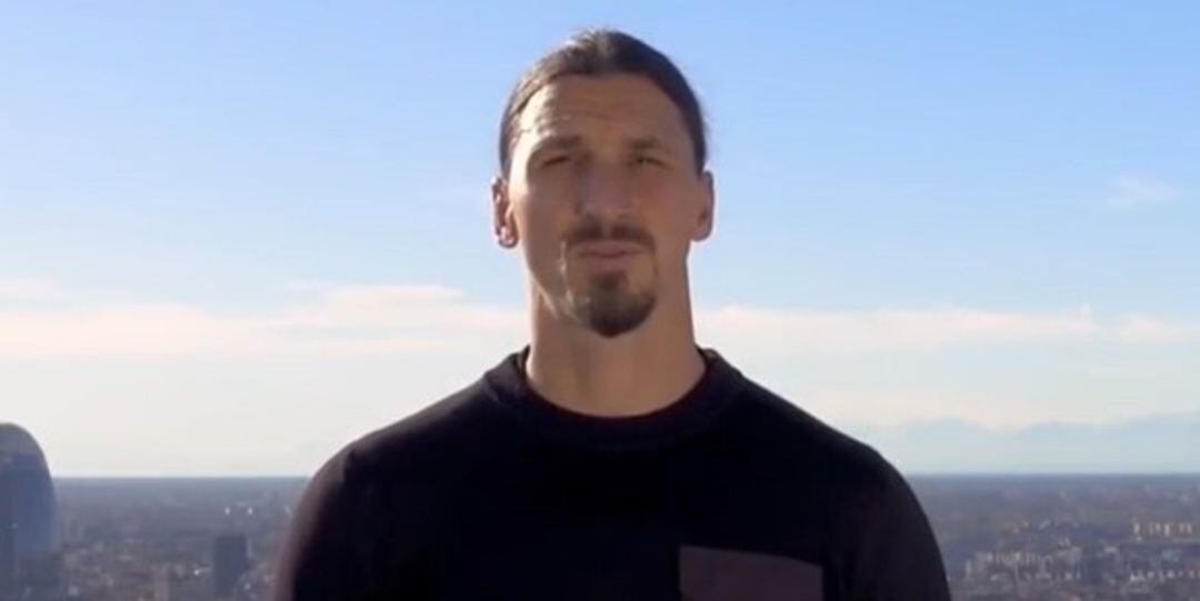 Zlatan Ibrahimovic, durante el vídeo en el que ha recomendado precaución con el coronavirus