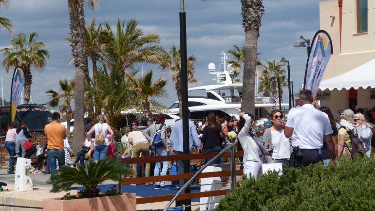 Ambiente en el XI Salón Náutico de Dénia.