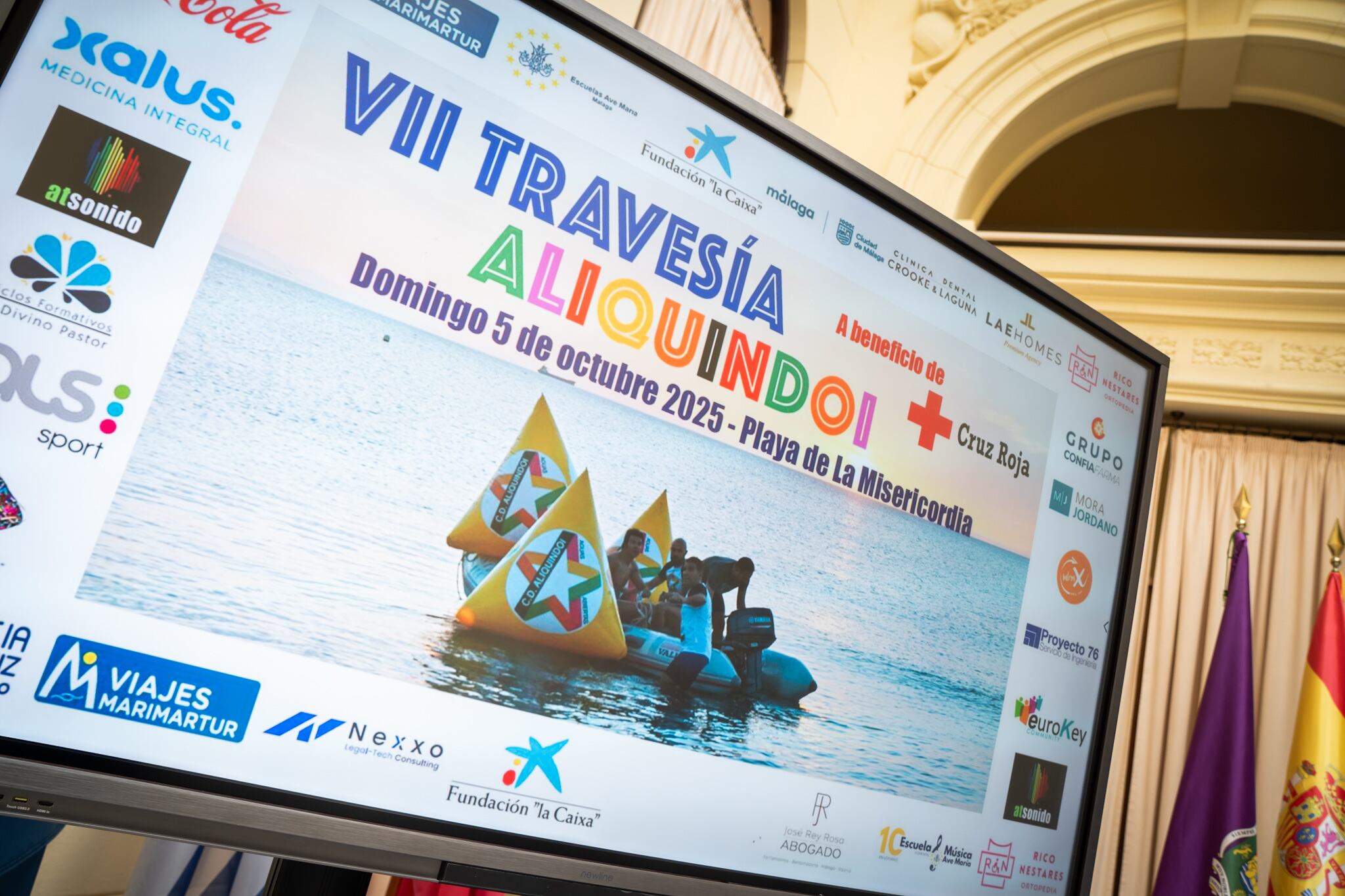 La séptima edición de la Travesía Solidaria Aliquindoi tendrá lugar este domingo en la playa de La Misericordia