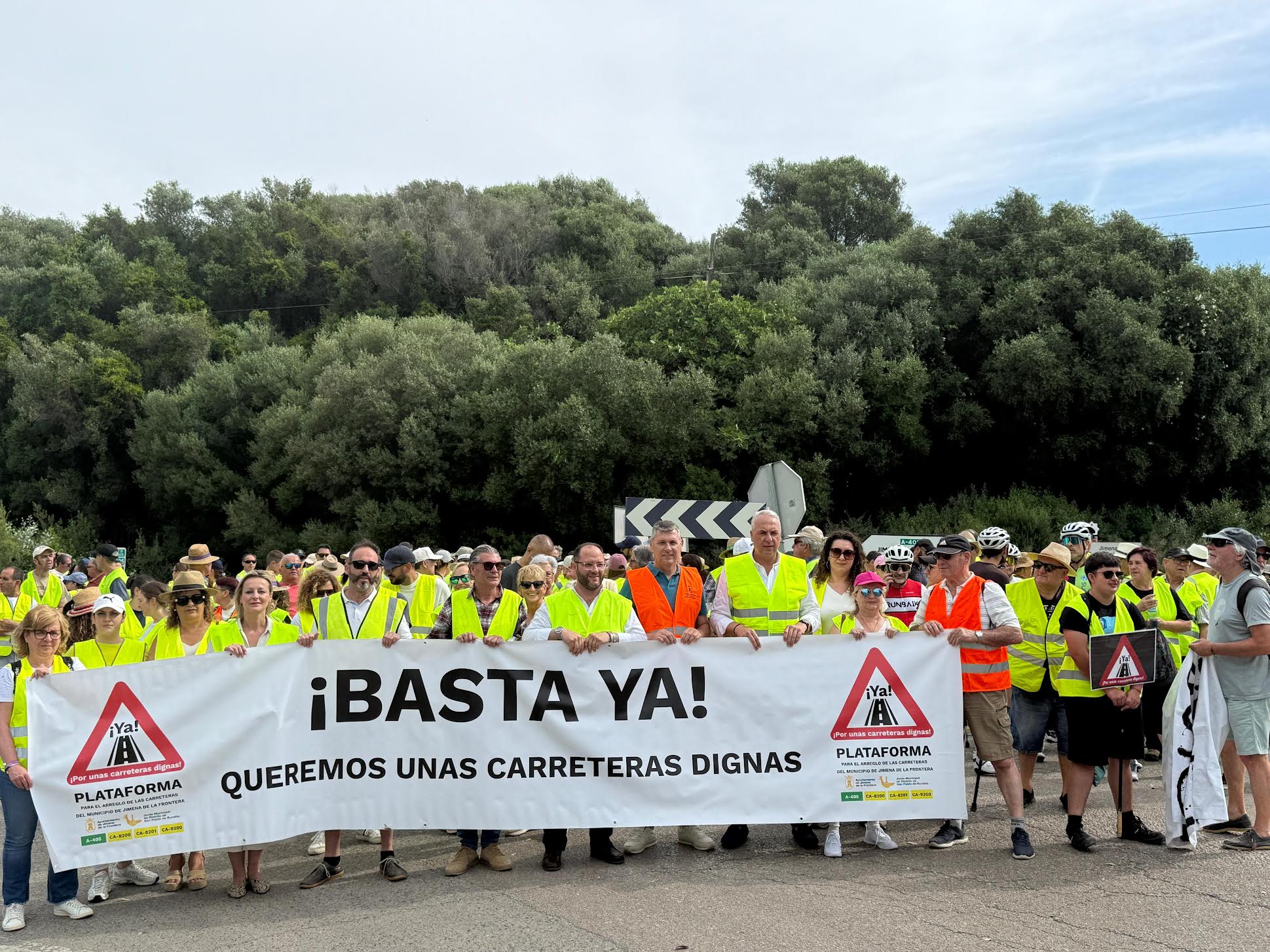 Un momento de la concentración